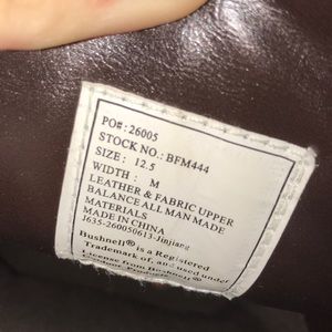 Men’s Bushnell brown boots! Never worn! Size:12.5